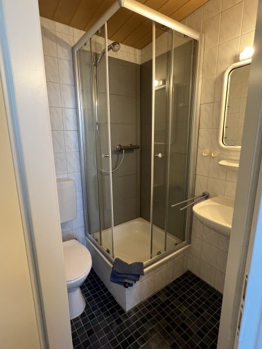 Bad einer 3-Raum-Ferienwohnung